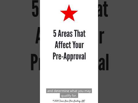 5 Areas That Affect Your Pre-Approval thumbnail