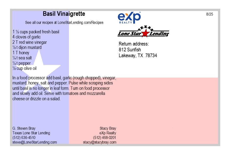 Basil Vinaigrette recipe