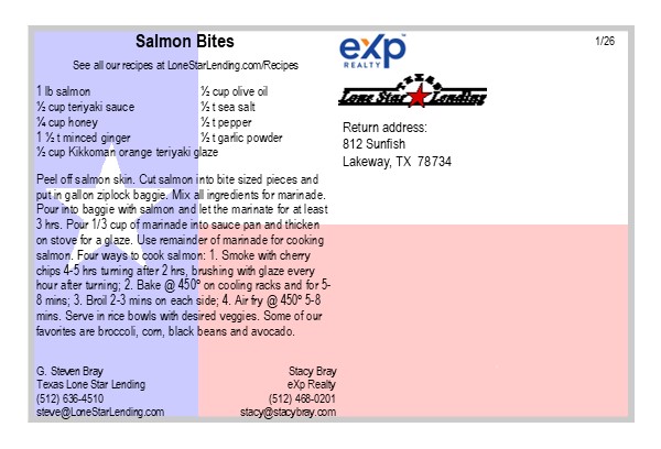 Salmon Bites recipe